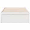 vidaXL Cadre de lit sans matelas blanc 90x200 cm bois de pin massif