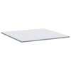 vidaXL Surmatelas en Coco Blanc 180 x 200 cm Tissu jacquard