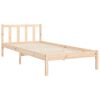 vidaXL Cadre de lit sans matelas bois de pin massif
