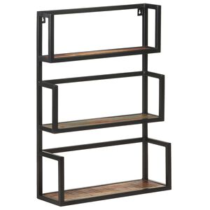 vidaXL &Eacute;tag&egrave;re murale 60x20x85 cm Bois de r&eacute;cup&eacute;ration massif
