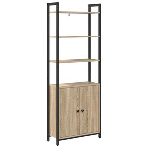 vidaXL Biblioth&egrave;que 6 niveaux 60 x 24 x 161 cm Bois d'ing&eacute;nierie