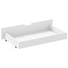 vidaXL Cadre de lit sans matelas blanc bois de pin massif 140x200 cm