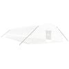 vidaXL Serre avec cadre en acier blanc 108 m&sup2; 18x6x2,85 m