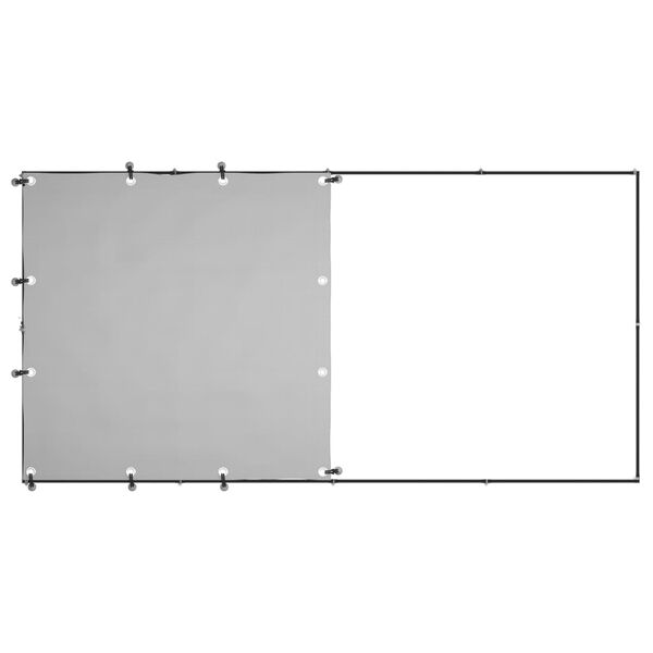 vidaXL Chenil Noir 2,42 m&sup2; Acier