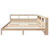 vidaXL Lit bibliothèque sans matelas 180x200 cm bois massif de pin
