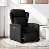 vidaXL Fauteuil inclinable &eacute;lectrique Noir Tissu