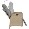 vidaXL Ensemble &agrave; manger de jardin et coussins 9 pcs m&eacute;lange beige
