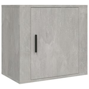 vidaXL Table de chevet murale Gris b&eacute;ton 50x30x47 cm