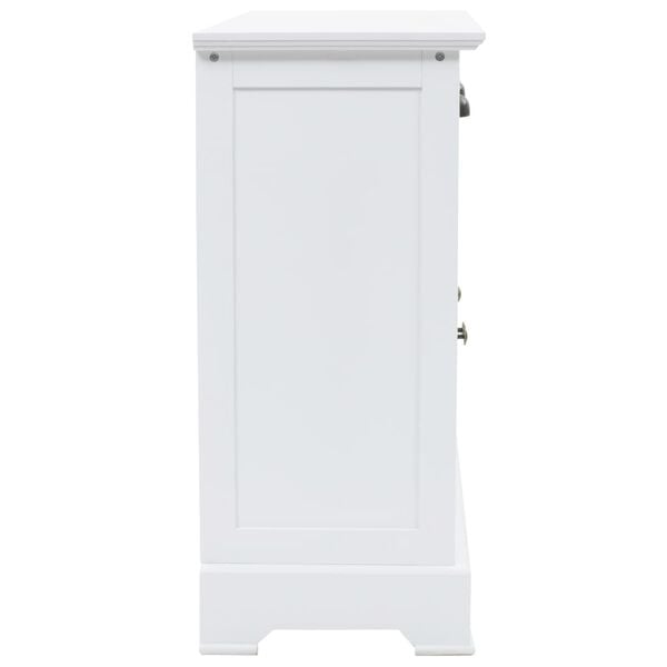 vidaXL Buffet avec 3 portes MDF et Bois de pin 105x35x77,5 cm