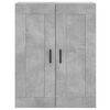vidaXL Armoires murales 2 pcs gris b&eacute;ton bois d'ing&eacute;nierie