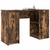 vidaXL Bureau ch&ecirc;ne fum&eacute; 120x42x76 cm bois d'ing&eacute;nierie