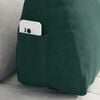 vidaXL Coussin de Dos Vert fonc&eacute; 60 x 20 x 50 cm