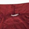 vidaXL Robe de bain sans capuche Rouge Bordeaux xxl Flanelle