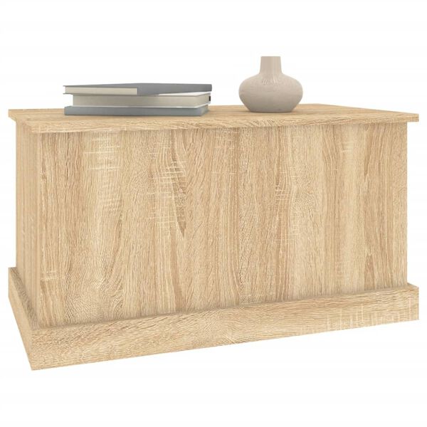 vidaXL Coffre de rangement Ch&ecirc;ne Sonoma 70 x 40 x 38 cm Bois d'ing&eacute;nierie