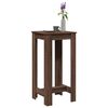 vidaXL Table de bar ch&ecirc;ne marron 51x50x103,5 cm bois d'ing&eacute;nierie