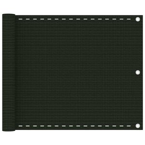 vidaXL &Eacute;cran de balcon Vert fonc&eacute; 75x300 cm PEHD