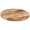 vidaXL Dessus de table &Oslash; 60x3,8 cm rond bois massif de manguier brut
