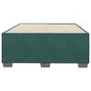 vidaXL Cadre de lit sans matelas vert fonc&eacute; 120x190 cm velours