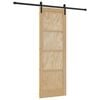 vidaXL Porte coulissante 73,5 x 211 cm Bois de pin massif