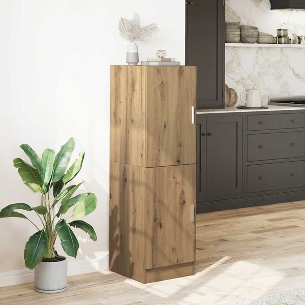 vidaXL Armoire de cuisine ch&ecirc;ne artisanal 38x41,5x131,5 cm