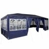 vidaXL Tente de f&ecirc;te Bleu 800 x 400 x 266 cm Poly&eacute;thyl&egrave;ne