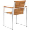 vidaXL Chaises de jardin lot de 8 avec coussins Bois d'acacia solide
