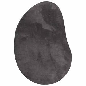 vidaXL Tapis HUARTE Anthracite 80 x 150 cm Polyester