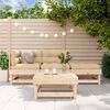 vidaXL Salon de jardin 4 pcs bois massif de pin