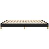 vidaXL Cadre de lit sans matelas noir 180x200 cm tissu