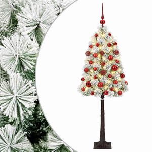 vidaXL Sapin de No&euml;l artificiel articul&eacute; avec boules 120 cm 150 LED