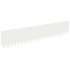 vidaXL Bordure de Pelouse 20 pc 103 x 20 cm Acier Blanc