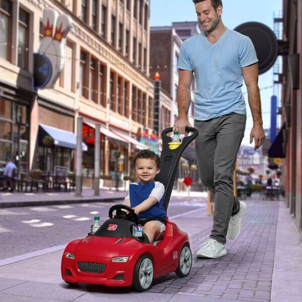 Step2 Voiture &agrave; pousser pour enfants Whisper Ride Rouge