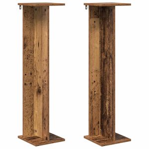 vidaXL Support de Plante Bois ancien 25 x 25,5 x 100,5 cm
