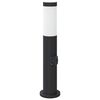 vidaXL Borne lumineuse avec sortie 50 cm en acier inoxydable IP44