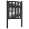 vidaXL Portail de jardin Anthracite 100x100 cm Acier