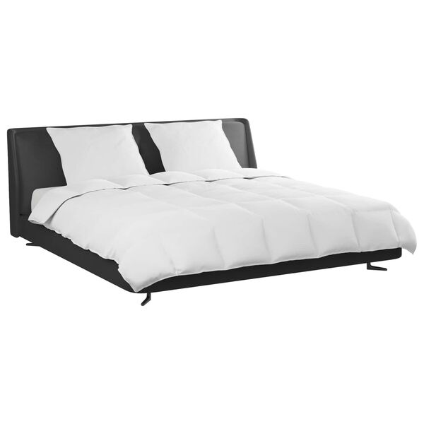 vidaXL Ensemble de Duvet avec oreiller 3 pcs Blanc Plume de canard