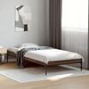 vidaXL Cadre de lit sans matelas ch&ecirc;ne marron 90x200 cm