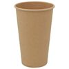vidaXL Tasses &agrave; caf&eacute; en papier 1000 pcs 16oz 400ml marron