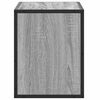 vidaXL Meuble TV sonoma gris 60x31x39,5 cm bois d'ing&eacute;nierie et m&eacute;tal