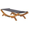 vidaXL Lit de repos ext&eacute;rieur 100x188,5x44 cm Bois courb&eacute; Anthracite