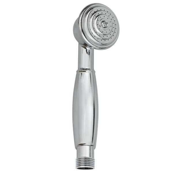 vidaXL Robinet de baignoire à 2 poignées et déviateur de douche Chrome