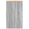 vidaXL Armoire de rangement de garage sonoma gris 30x51x85 cm bois pin
