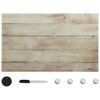 vidaXL Tableau noir magn&eacute;tique mural Verre 100x60 cm