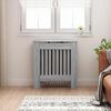 vidaXL Cache-Radiateur Gris Sonoma 78 x 19 x 81,5 cm Bois d'ingénierie