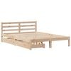 vidaXL Cadre de lit sans matelas 160x200 cm bois massif de pin