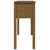 vidaXL Table console Marron miel 100x35x75 cm Bois massif de pin