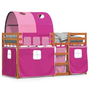vidaXL Lit superpos&eacute; sans matelas 90x190 cm bois de pin massif