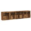vidaXL Buffet LED Bois ancien 283 x 37 x 67 cm Bois d'ing&eacute;nierie