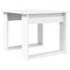 vidaXL Ensemble de tables basses 2 pcs Blanc Bois d'ing&eacute;nierie