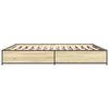 vidaXL Cadre de lit sans matelas ch&ecirc;ne sonoma 180x200 cm